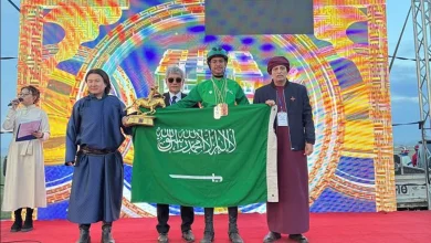 صورة الفارس بدر التميمي يُتوّج بطلًا للعالم في الرماية من على ظهر الخيل 2025 في منغوليا