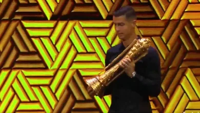 صورة بالفيديو.. كريستيانو رونالدو يقدم كأس بطولة العالم للرياضات الإلكترونية