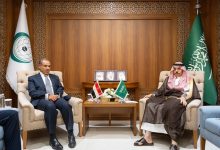 صورة بن فرحان يلتقي وزراء خارجية مصر وسوريا وباكستان