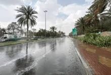 صورة أمطار متوسطة على منطقة مكة المكرمة