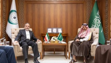 صورة وزير الخارجية يناقش التطورات الإقليمية والدولية مع نظيره الإيراني