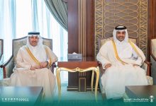 صورة  وزير النقل يبحث تعزيز التعاون المشترك مع نظيره القطري