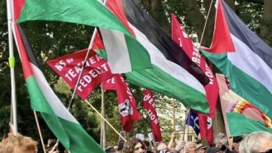 صورة مسيرات كبرى في مدن استرالية تطالب بوقف الإبادة ووقف تصدير السلاح لإسرائيل