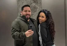 صورة زوج شيماء سيف يحتفل بيوم ميلادها: كل سنة وأنت في ضهري