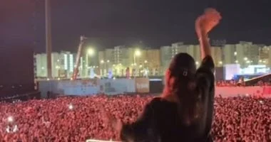 صورة حكاية تتصدر أنغام التريند إثر مفاجأة تواجدها في حفل كايروكي لرسالتها بعد انتهائه