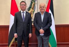 صورة سفير فلسطين يلتقي نظيره الكازاخستاني في الإمارات..