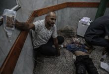 صورة عشرات الشهداء والجرحى في مختلف مناطق القطاع وحرق خيام النازحين بغزة