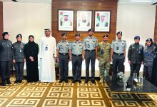 صورة تخريج الدفعة الأولى من المواهب النسائية في التفتيش والانضباط بشرطة أبوظبي