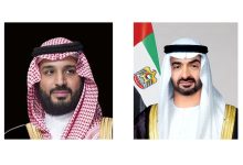 صورة رئيس الدولة يصل الرياض في زيارة أخوية وولي عهد السعودية في مقدمة مستقبليه