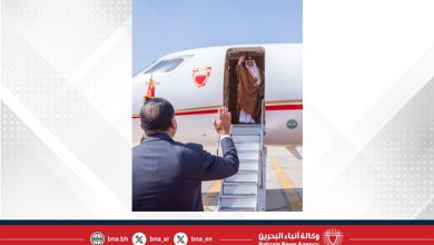 صورة سمو ولي العهد رئيس مجلس الوزراء يغادر جمهورية مصر العربية