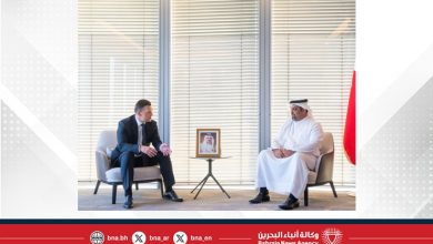 صورة وزير المالية والاقتصاد الوطني يستقبل رئيس مجلس إدارة بنك التنمية الأوراسي