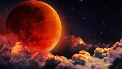 صورة 15 صورة للشكل المتوقع لخسوف القمر الكلي الذي تشهده مصر اليوم