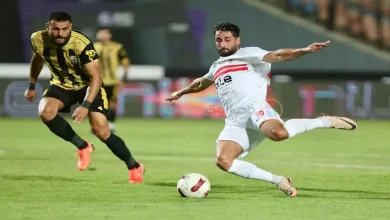 صورة إصابة عدي الدباغ مهاجم الزمالك