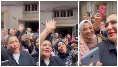 صورة فيديو..بدرية طلبة ترقص مع جمهورها في الشارع: “ألف شكر يارب على حب النا