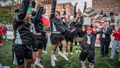 صورة موقف إنساني من شيكابالا تجاه لاعبي منتخب مصر الفائزين بكأس العالم للمش