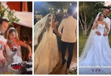 صورة 20 صورة.. هاجر السراج ترقص مع عريسها في حفل الزفاف