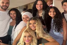صورة 7 صور لزوجة حسام حسن وابنته من مباراة مصر وإثيوبيا