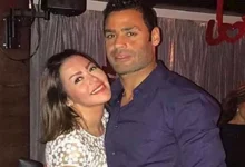صورة لقاء الخميسي تروي تفاصيل لحظة اعتزال زوجها حارس المرمى محمد عبدالمنصف