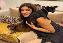 صورة غادة عادل تلعب مع كلابها في أحدث ظهور على “انستجرام”