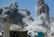 صورة بمزاعم مضللة.. إسرائيل تصعّد جرائمها ضد أبراج غزة وتبيد النازحين  أخبار السعودية