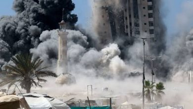 صورة إسرائيل تخطط لمواصلة هدم المزيد من الابراج في كل مناطق قطاع غزة ..