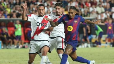 صورة | رايو فايكانو يفرض التعادل على برشلونة بهدف لمثله في الجولة الثالثة من الدوري الإسباني