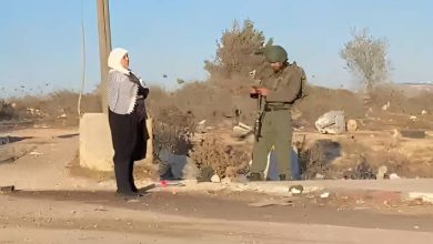 صورة | قوات الاحتلال تحتجز محافظ رام الله ليلى غنام عند حاجز عسكري.. وترفع علامة النصر