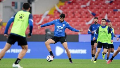 صورة | منتخب النشامى يُنهي التحضيرات استعدادًا لمواجهة “الدب الروسي” وديًّا