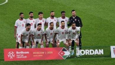 صورة | الأردن وروسيا ينهيان الشوط الأول بالتعادل السلبي في المباراة الودية