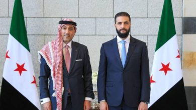 صورة | السفير القضاة يقدم أوراق اعتماده للرئيس السوري