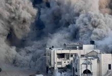 صورة | الاحتلال يدمر برج الرؤيا غربي غزة.. ويزعم استخدامه لأغراض استخباراتية