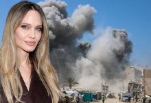 صورة | أنجلينا جولي تصرخ في وجه عدوان الاحتلال: اعتداء متعمد وجرائم حرب في غزة