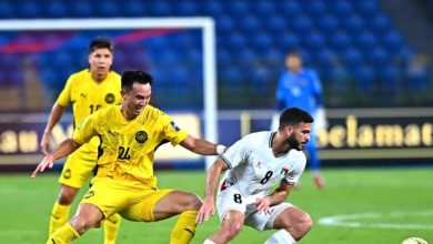 صورة | خسارة المنتخب الفلسطيني أمام ماليزيا في مباراة ودية