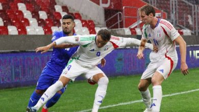 صورة | انتهاء الشوط الأول من مباراة إيطاليا ومنتخب الاحتلال الإسرائيلي بالتعادل
