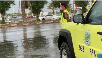 صورة استمرار هطول الأمطار الرعدية على بعض المناطق حتى الخميس المقبل