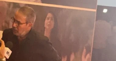 صورة رشا المهدى وأحمد مجدى يحضران العرض الخاص لفيلم “ضي”